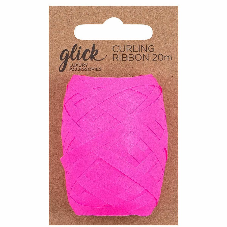 Curling Ribbon | Glick Glick Neon Pink Curling Ribbon