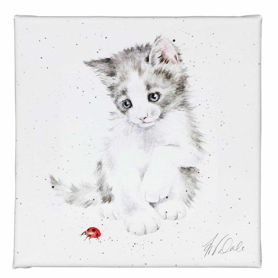 Baby'S Room | Wrendale Wrendale 'Ladybird' Kitten Small Canvas