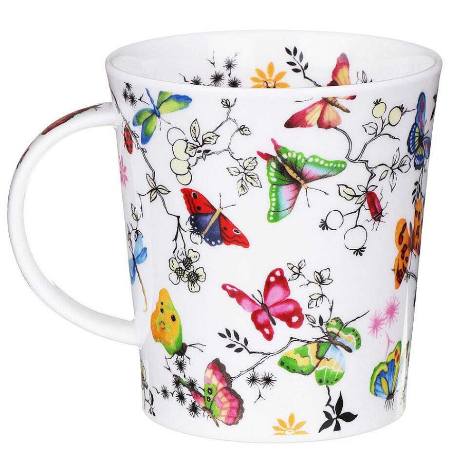 Mugs & Tea Cups | Dunoon Dunoon Paradise Butterfly Lomond Shape Mug