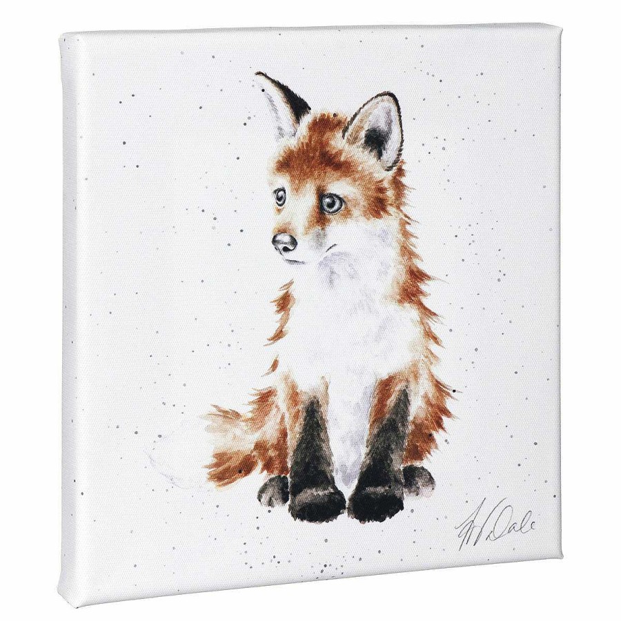 Baby'S Room | Wrendale Wrendale 'Stay Clever Little Fox' Fox Small Canvas