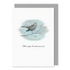 Inspirational | East of India East Of India 'Feathers Appear' Bird Card