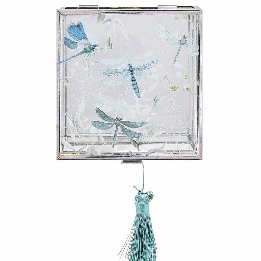 Keepsake Boxes | Widdop & Co Widdop & Co Sophia Glass Dragonfly Trinket Box