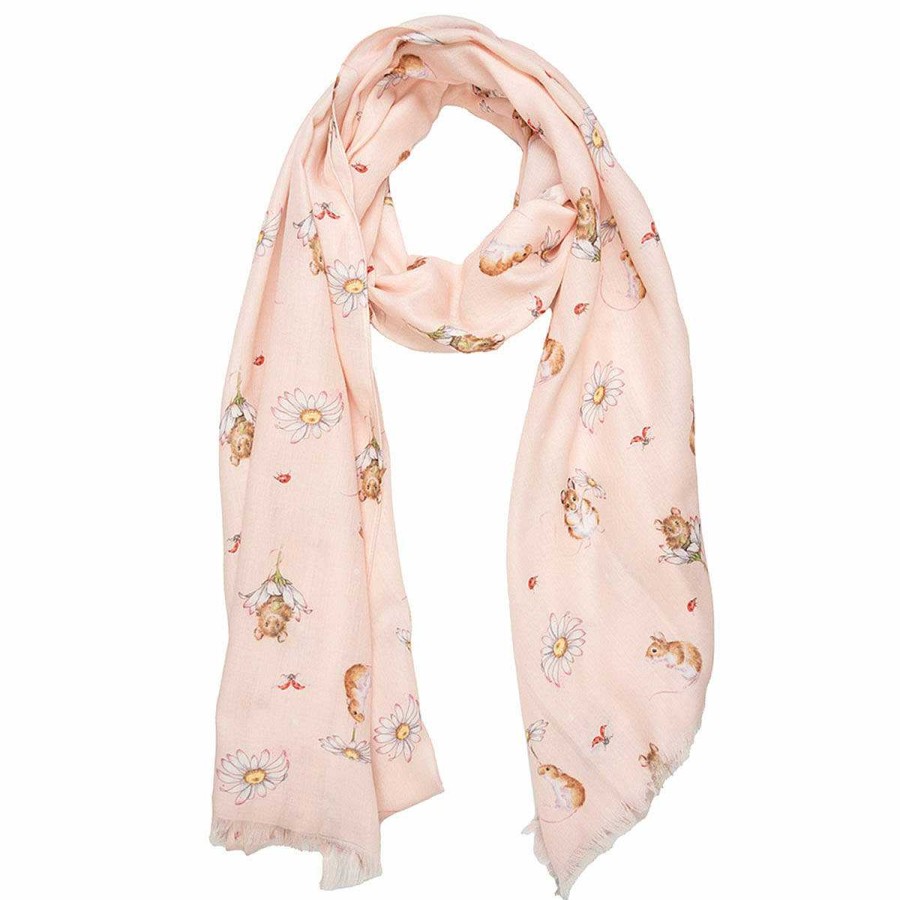 Scarves | Wrendale Wrendale 'Oops A Daisy' Mouse Everyday Scarf