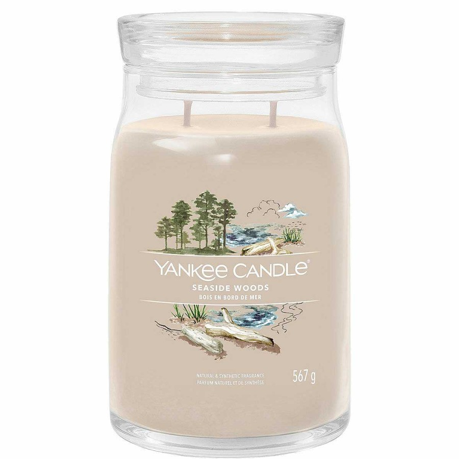 Jar Candles | Yankee Candle Yankee Candle Seaside Woods Signature Large Jar Candle