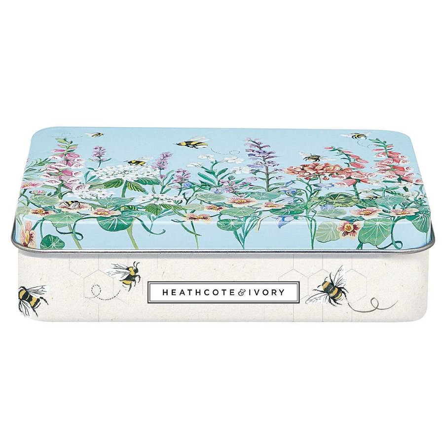 Gift Sets | Heathcote & Ivory Heathcote & Ivory Busy Bees Hand & Lip Tin