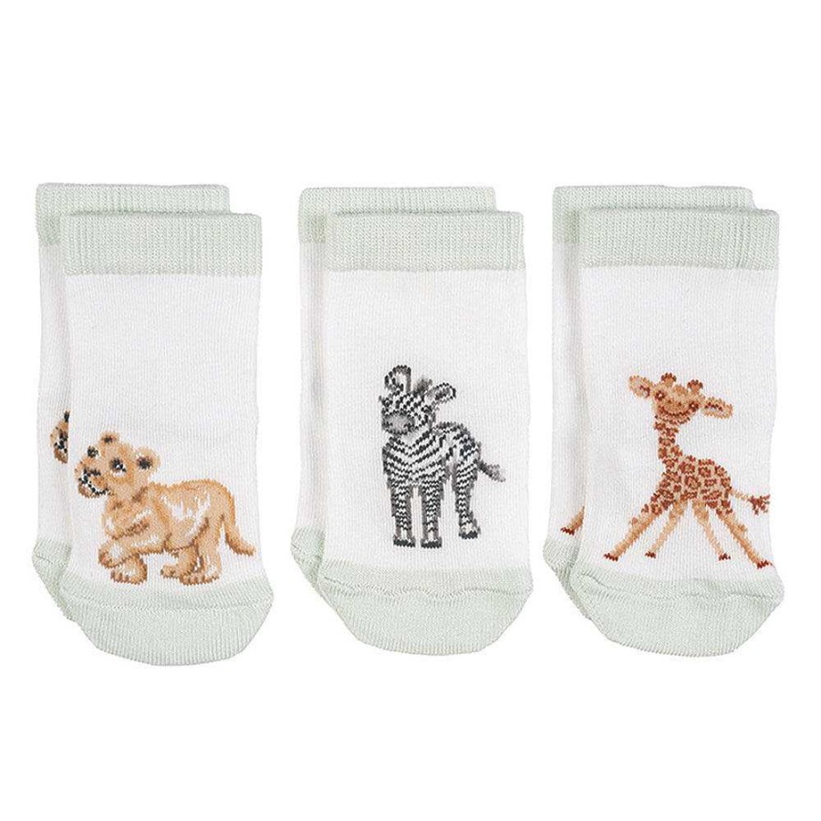 Socks | Wrendale Wrendale Little Savannah Baby Socks Set (0-6 Months)