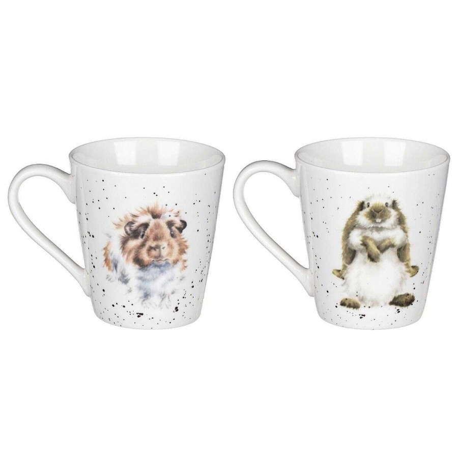 Gifts For Couples | Wrendale Wrendale 'Diet Starts Tomorrow' Hamster 3 Piece Mugs & Tray Set